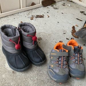 Toddler Ugg Boots / Merrell Hiking Shoes
